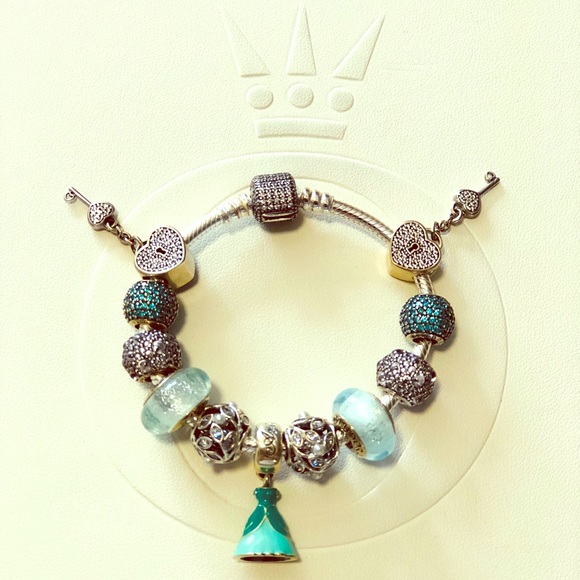 Pandora Jewelry - Authentic Pandora jewelry  Bracelet with 11 charms
